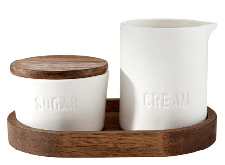 Face to Face Ceramic Cream + Sugar Set - The Collective Park City