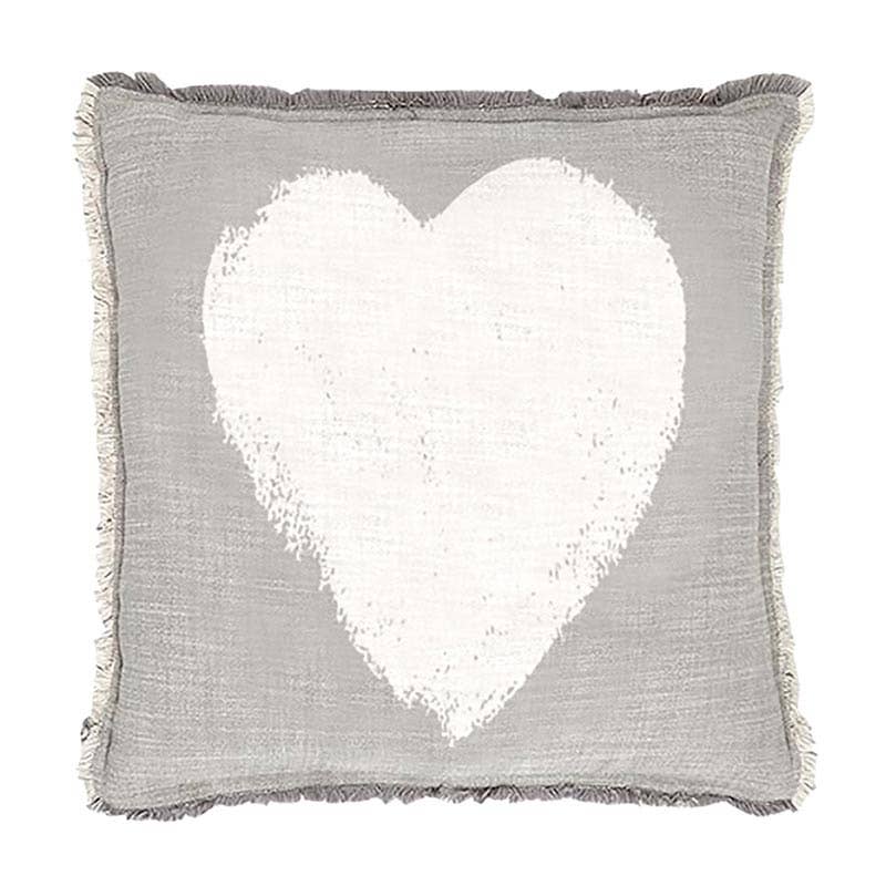Face To Face Euro Pillow - Heart - The Collective Park City
