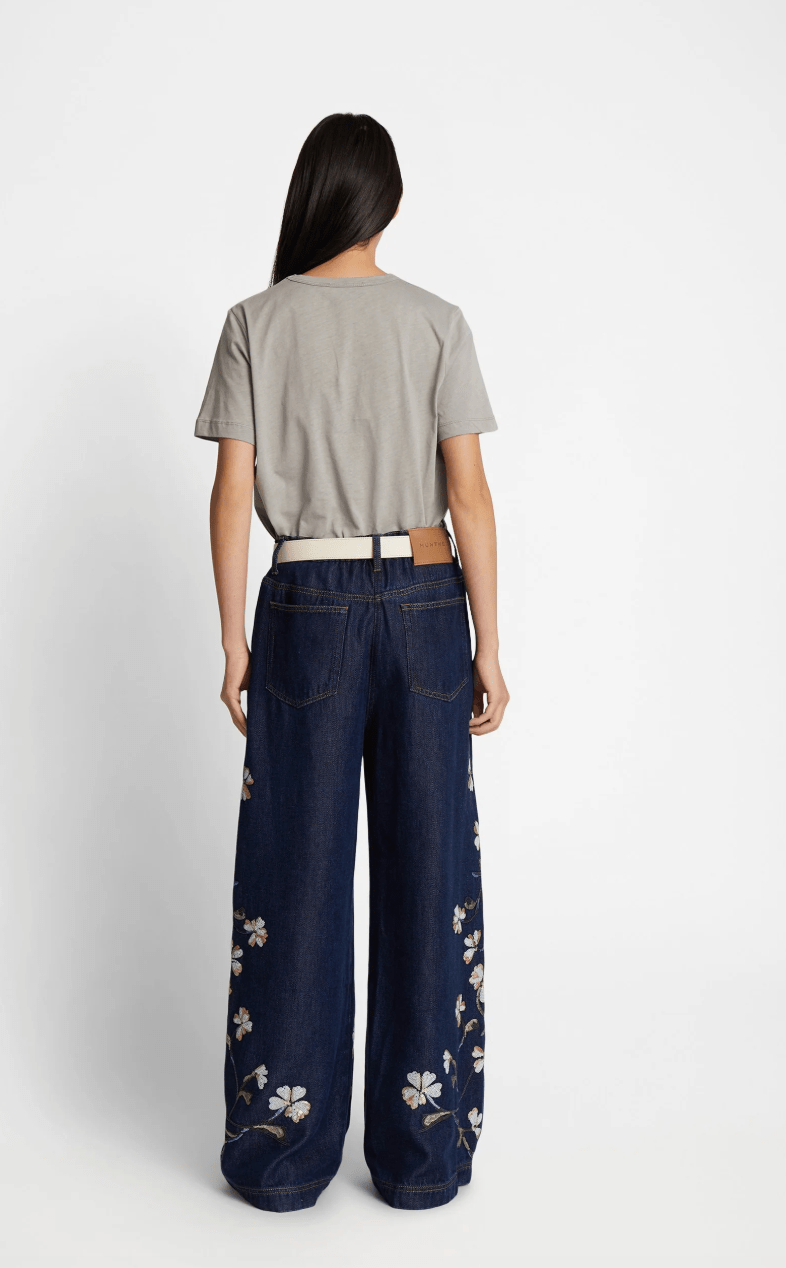Fadi Embroidered Jeans - The Collective Park City