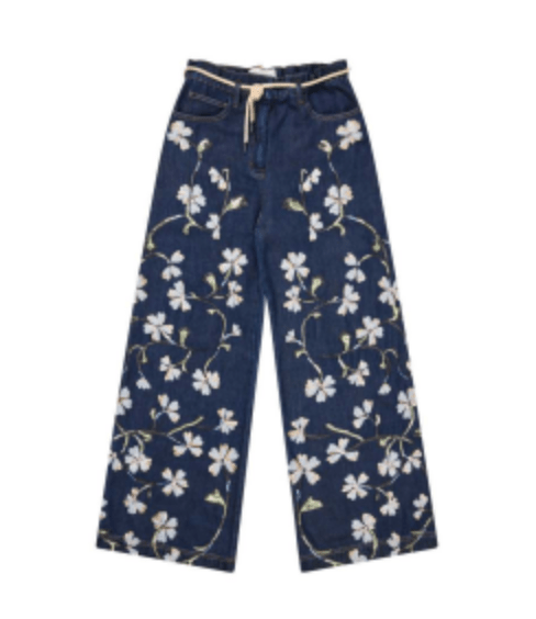 Fadi Embroidered Jeans - The Collective Park City