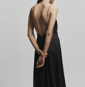 Fallon Open Back Slip Dress - The Collective Park City