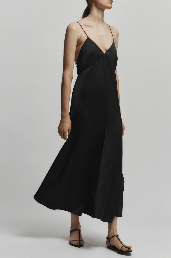Fallon Open Back Slip Dress - The Collective Park City