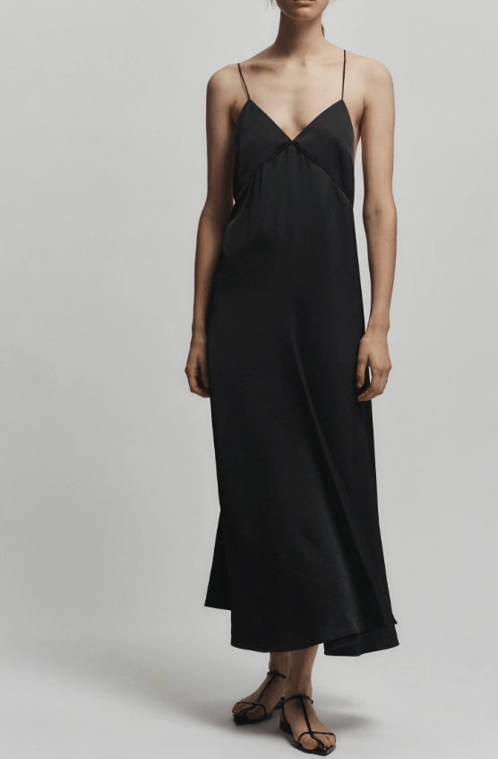 Fallon Open Back Slip Dress - The Collective Park City