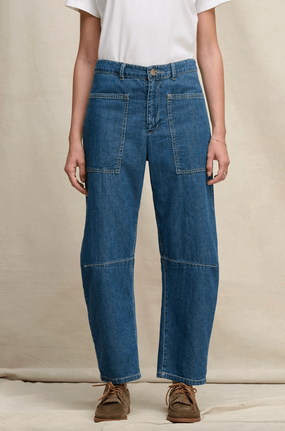 Farah Barrel Denim Pant - The Collective Park City
