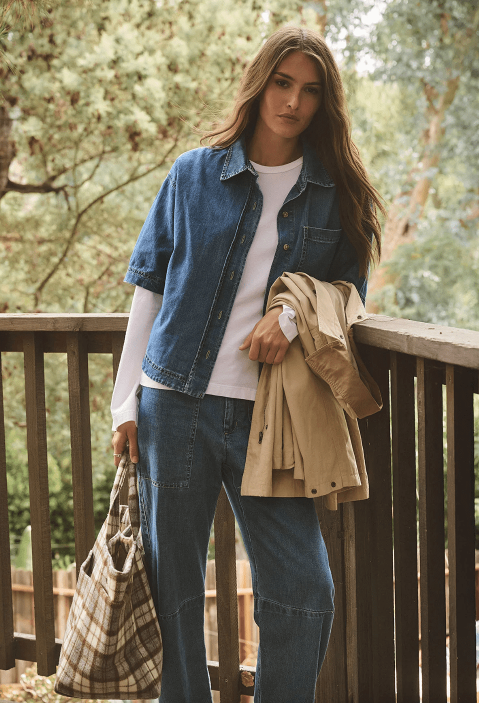 Farah Barrel Denim Pant - The Collective Park City