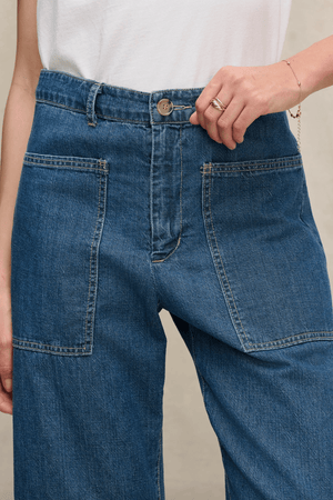 Farah Barrel Denim Pant - The Collective Park City