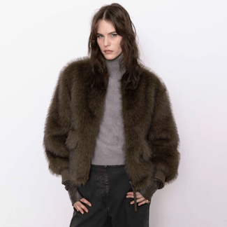 Faux Fur Bomber Jacket - The Collective Park City