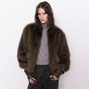 Faux Fur Bomber Jacket - The Collective Park City