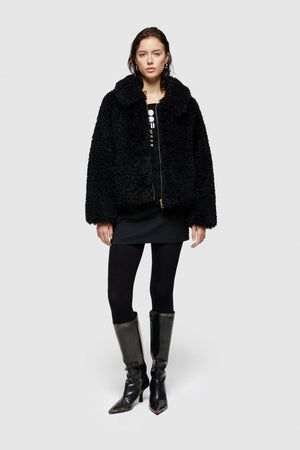 Faux Fur Short Jacket - The Collective Park City