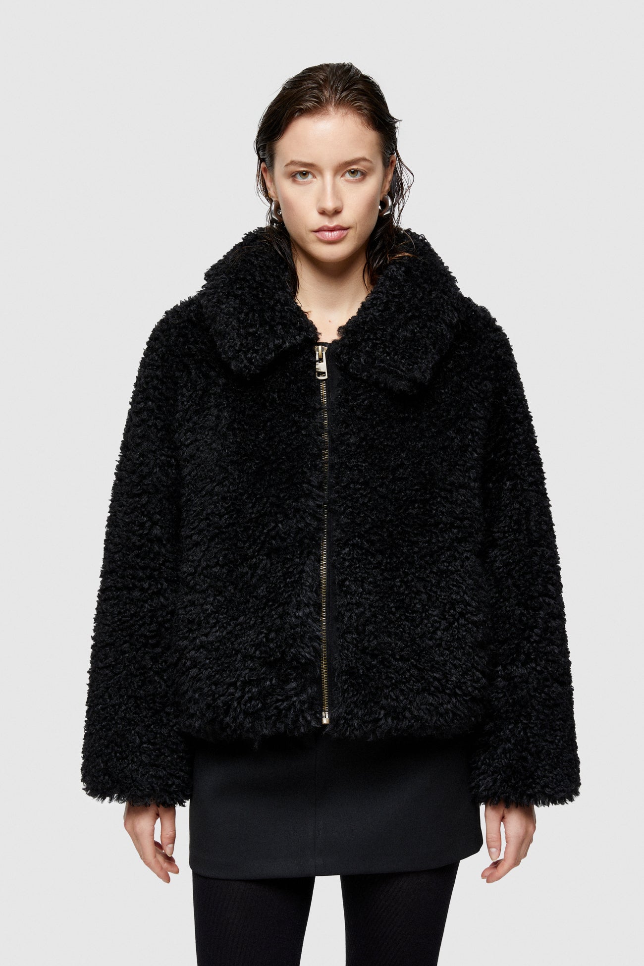 Faux Fur Short Jacket - The Collective Park City