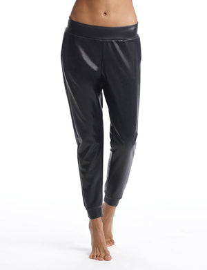 Faux Leather Jogger - The Collective Park City