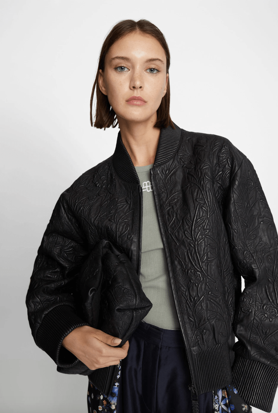 Ferril Leather Jacket - Black - The Collective Park City