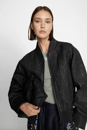 Ferril Leather Jacket - Black - The Collective Park City