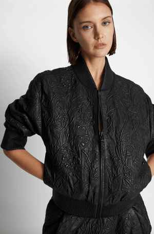 Ferril Leather Jacket - Black - The Collective Park City