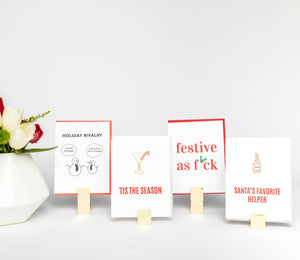 Festive as F*ck Lettpress Greeting Card - The Collective Park City