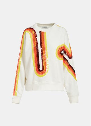 Filicudi Sequined Sweatshirt - The Collective Park City