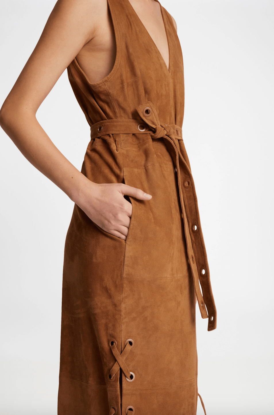 Filom Suede Tank Dress - The Collective Park City