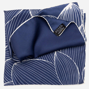Fior di Loto - Silk Bandana Scarf - Blue - The Collective Park City