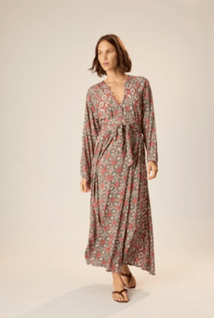 Fiore Maxi Dress - Spanish Tile - The Collective Park City