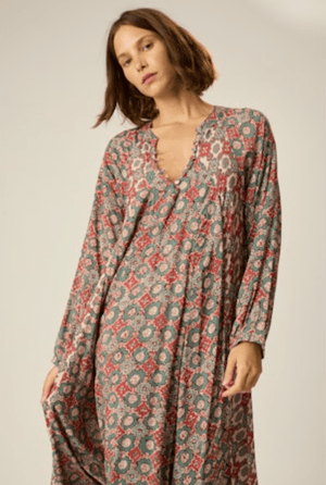 Fiore Maxi Dress - Spanish Tile - The Collective Park City