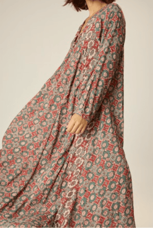 Fiore Maxi Dress - Spanish Tile - The Collective Park City