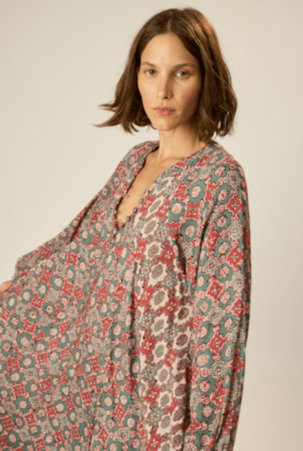 Fiore Maxi Dress - Spanish Tile - The Collective Park City