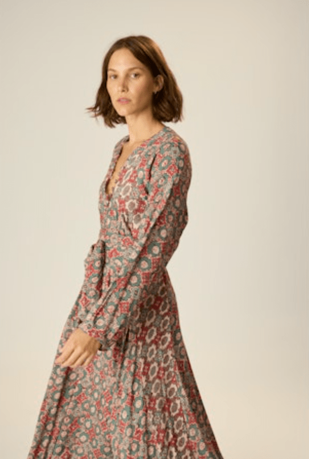 Fiore Maxi Dress - Spanish Tile - The Collective Park City