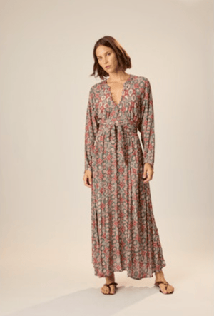 Fiore Maxi Dress - Spanish Tile - The Collective Park City