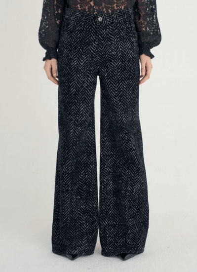 Five OB Chevron Trouser Flare Jean - The Collective Park City