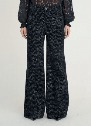 Five OB Chevron Trouser Flare Jean - The Collective Park City