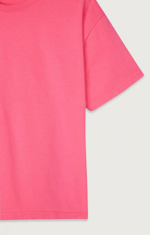 Fiz Valley Cotton T-Shirt - Flourescent Rose - The Collective Park City