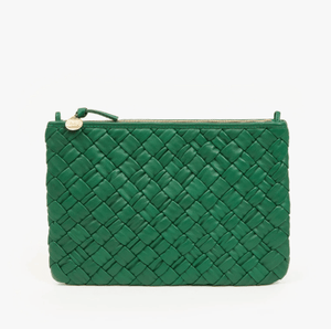 Flat Clutch - Woven Puffy in Fern - The Collective Park City