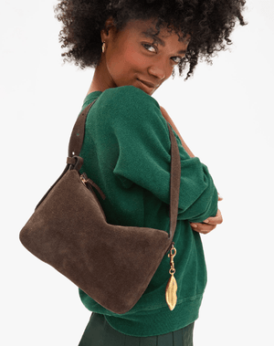 Fleurine Suede Small Tote Bag - The Collective Park City