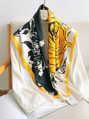 Flower Print Shawl & Scarf - The Collective Park City