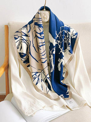 Flower Print Shawl & Scarf - The Collective Park City