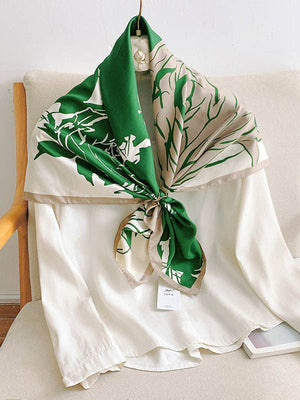 Flower Print Shawl & Scarf - The Collective Park City