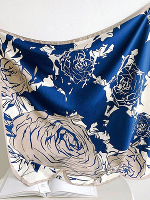 Flower Print Shawl & Scarf - The Collective Park City