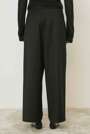 Fold - Front Black Trousers - The Collective Park City