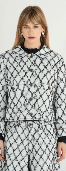 Franci Threaded Printed Jacket - The Collective Park City