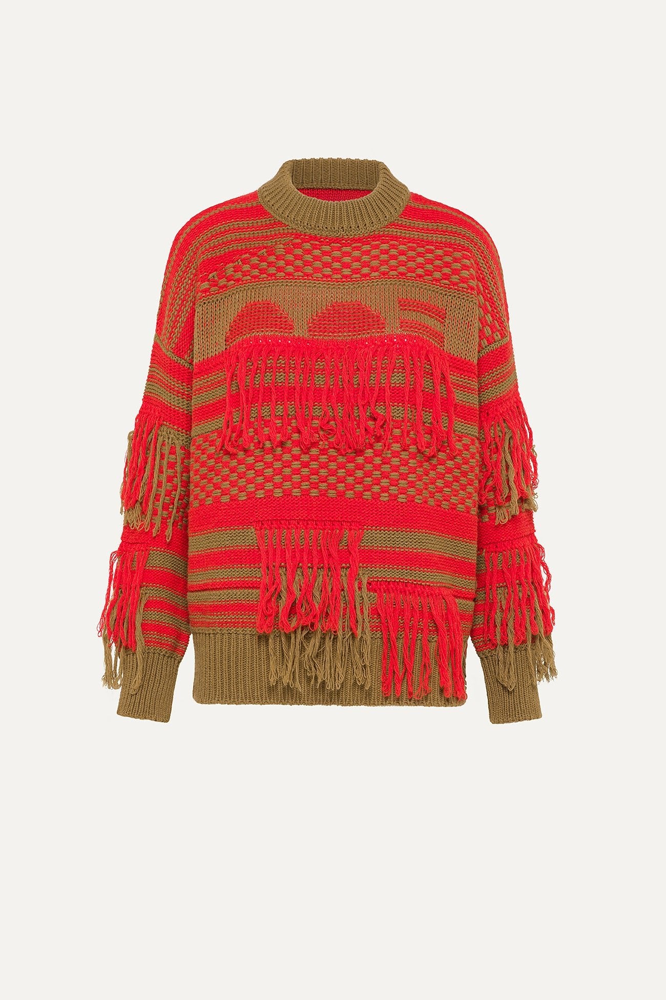 Fringed Alpaca Sweater - The Collective Park City