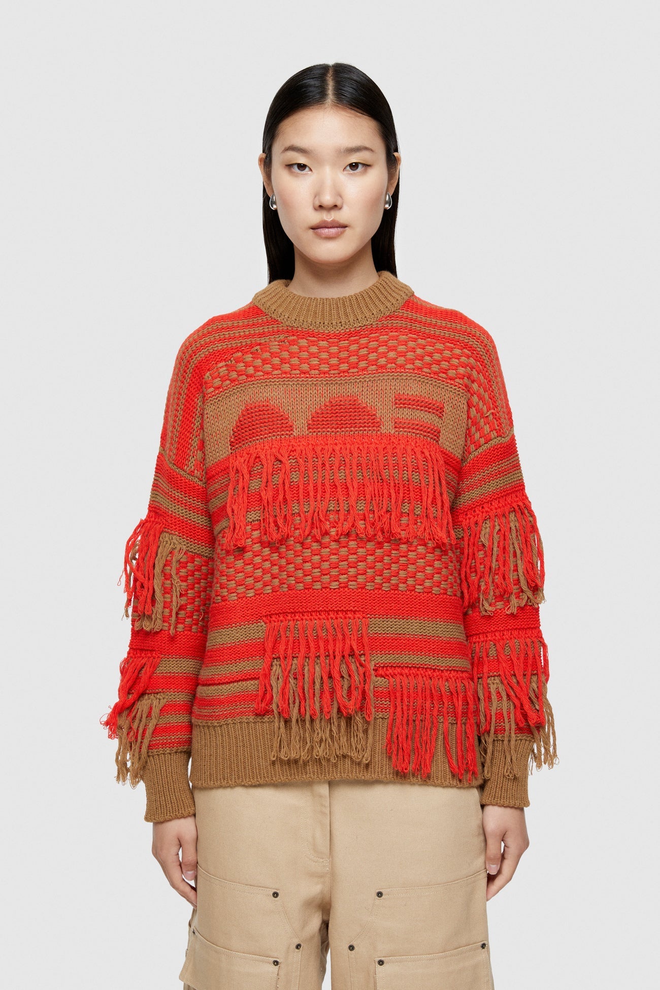 Fringed Alpaca Sweater - The Collective Park City