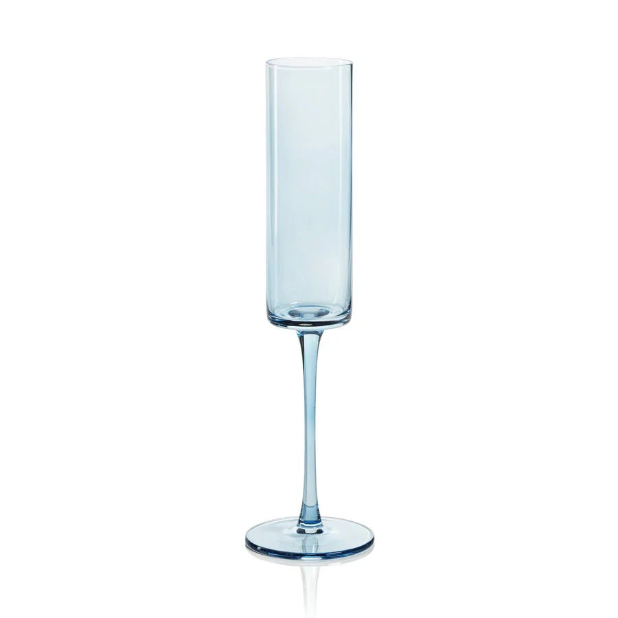 Fruttuoso Champagne Flute - Light Blue - The Collective Park City