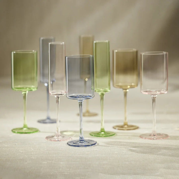 Fruttuoso Champagne Flute - Light Blue - The Collective Park City