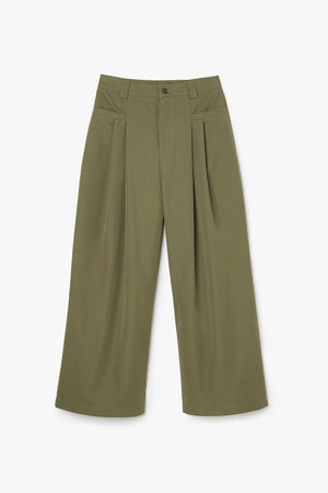 Gabardine Pants - Army Green - The Collective Park City