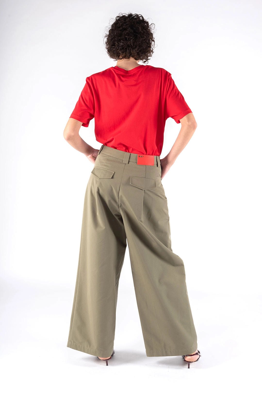 Gabardine Pants - Army Green - The Collective Park City