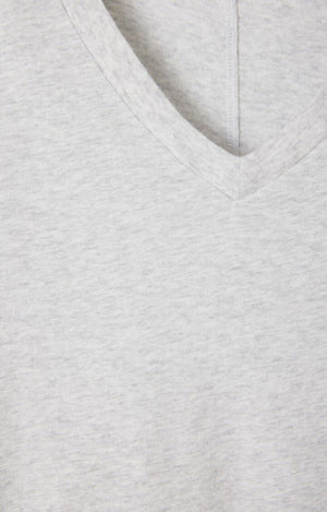 Gamipy Long Sleeve V - Neck Tee - Polar Melange - The Collective Park City