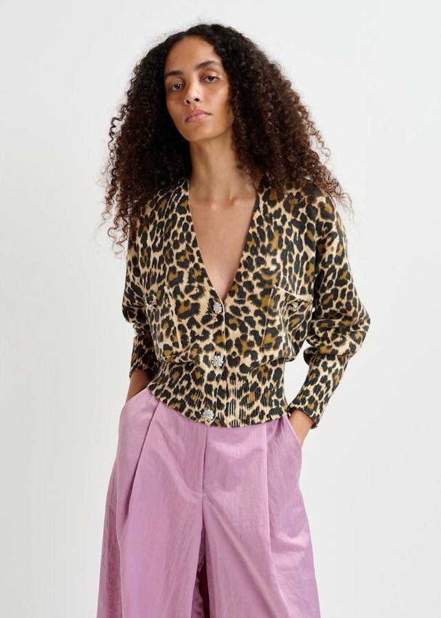 Generalite Leopard Cardigan - The Collective Park City