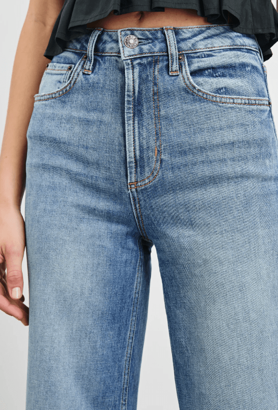 Getty Crop Wide Leg Jean - The Collective Park City