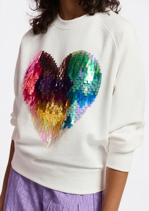 Gindi Heart Sweatshirt - The Collective Park City