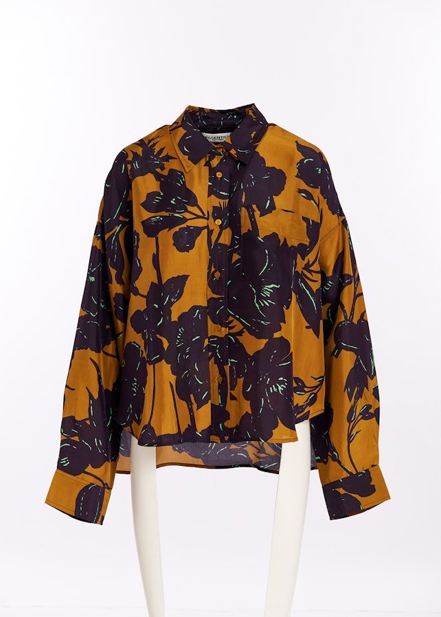 Girt Silk Blouse - The Collective Park City